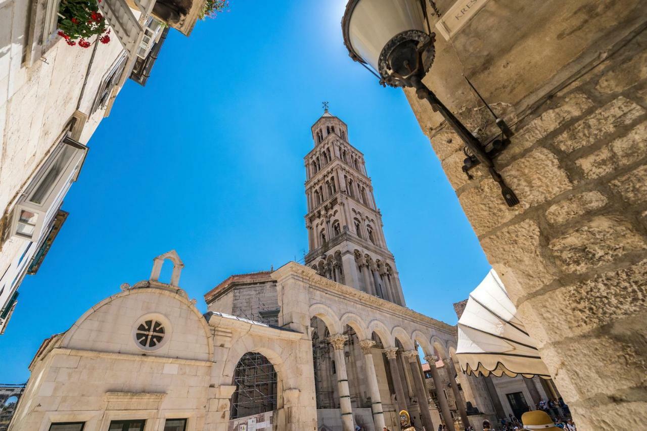 Rooftop City View Apartment In The Palace Walls Split Exterior foto